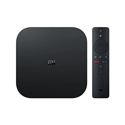 Xiaomi MI TV BOX S - Reproductor streaming en 4K Ultra HD, Bluetooth, Wi-Fi, Asistente de Google con Chromecast, Negro