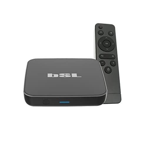 TV Box Android 11.0 ABSL-432V2 con 4GB RAM Y 32GB ROM y procesador AMLOGIC S905WS Smart TV Box Ultra HD 4K HDR H.265 con HDMI USB RJ45 BT 5.0 y WiFi 2.4 y 5.8 GHz