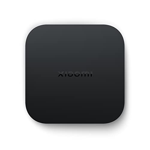 Xiaomi TV Box S (2nd Gen) 4K Ultra HD Streaming Media Player, Bluetooth 5.2 con Potente procesador, Google TV, Dolby Vision, HDR10+, Dolby Atmos, DTS-HD, Wi-Fi de Doble Banda- Negro