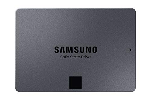 Samsung 870 QVO 1 TB SATA 2.5 Inch Internal Solid State Drive (SSD) (MZ-77Q1T0), Black