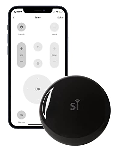 Mando a Distancia Universal WiFi, IR Control Remoto inalámbrico, para TV, Aire acondicionados y Muchos más Dispositivos Infrarrojos. Compatible Smart Life & Tuya, Alexa y Google Home