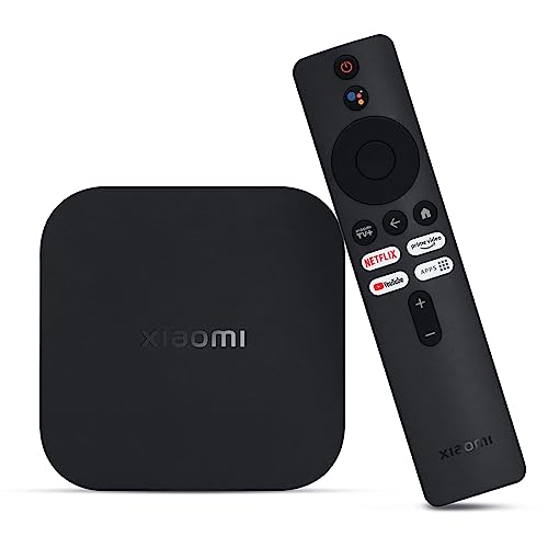 Xiaomi TV Box S (2nd Gen), 4K Ultra HD Streaming Media Player, 2GB RAM 8GB ROM Smart TV Box ROM con Mando a Distancia IR, Dolby Vision，HDR10+,DTS-HD,Proyección inalámbrica