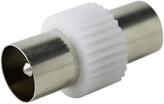 CABLEPELADO Adaptador de Antena Macho a Macho | Adaptador de Cable Coaxial RF | Conector de TV Macho Macho