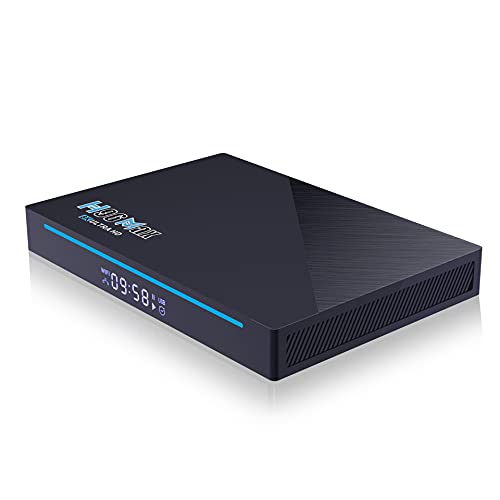 GEQWE TV Box Android 11.0 [8GB 64GB] H96max 4K / 8K Smart TV Box RK3566 Chipset 2.4G / 5G Dual WiFi 100 / 1000M H.265 Decodificación USB3.0 Smart TV Box,8gb+64gb