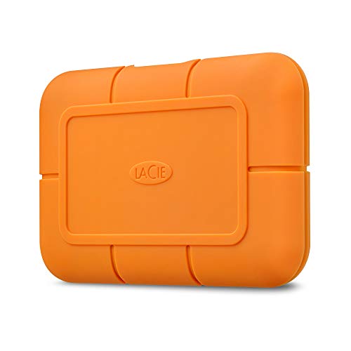 LaCie Rugged SSD, 4 TB, Disco duro SSD Externo, USB-C, Thunderbolt 3, Resistencia al Agua y al Polvo, Mac, incl. USB-C sin cable USB-A, 5 años Rescue Services (STHR4000800)