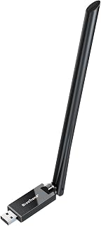 BrosTrend AX900 2 en 1 Adaptador WiFi y Bluetooth USB para PC Largo Alcance | WiFi 6 BT 5.4 Antena WiFi PC para Windows 11/10, Bluetooth Dongle Doble Bande 5GHz 600Mbps + 2.4GHz 286Mbps, MU-MIMO