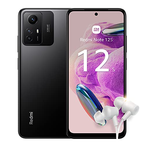 Xiaomi Redmi Note 12S + Auriculares[6+128GB]Teléfono Móvil android libre,4G,NFC,pantalla FHD+AMOLED de 6,43
