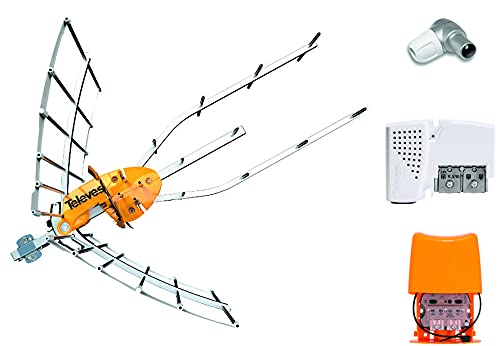 Kit Creado por Tecnovoz. Nueva Antena Ellipse 148922 + Amplificador 561621 + Fuente 24V + Conectores (2ª Dividendo Digital (LTE700)