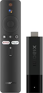 Xiaomi Smart TV Stick 4K - Dispositivo de Streaming con resolución 4K (3840 x 2160), tecnología Android TV 11, Dolby Atmos, Dolby Vision, Bluetooth 5.0, Mando a Distancia, Negro (Versión ES)