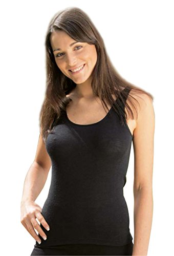 Engel, Chaleco térmico sin mangas para mujer, lana merino orgánica/seda morera