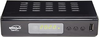 Digiquest Twin Tuner Rec - Decodificador Digital terrestre, DVB-T2, Full HD - Edición pequeña - Función grabadora de vídeo, Negro