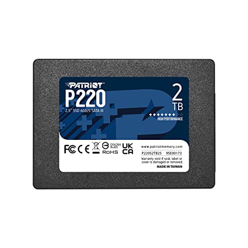 Patriot P220 SSD 2TB SATA III Disco Sólido Interno 2.5