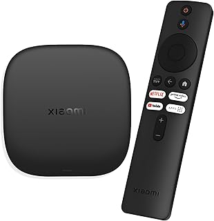 Xiaomi Mi TV Box S 3rd Gen, 2GB RAM + 32GB ROM, Wi-FI 6, Streaming 4K Ultra HD, Bluetooth, Soporta Google TV, Negro