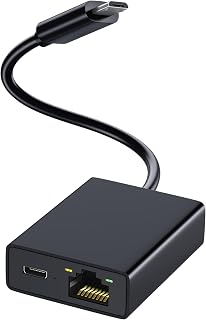Adaptador Ethernet para Fire TV Stick, Adaptador de Red Micro USB a RJ45 Ethernet Compatible con 4K Fire Stick, Chromecast Google Home Mini y Otros Sticks de TV en Streaming.