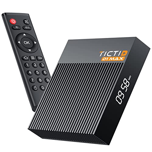 Android TV Box Android 11.0, Smart TV Box 4GB RAM 64GB ROM Amlogic S905X4 64-bit Quad Core-Arm TV Box Android Dynamic HDR/ 8Kx4K, 2.4G/ 5G Máximo 1000M Bluetooth 4.X USB 3.0