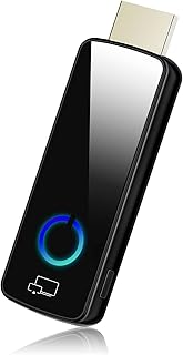 Adaptador HDMI Inalámbrico Tongtion 4K Ultra HD a 30Hz - Miracast, AirPlay, DLNA, Google Casting - WiFi 5 GHz - Plug and Play para Smart TV, Proyector, PC, iPhone y Android