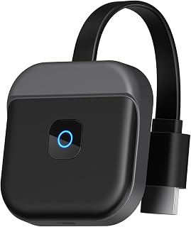 OBEST Inalámbrico 4K Transmisor Receptor 2.4G/5G Adaptador con Salida HDMI | Miracast Pantalla Wireless Dongle, Clientes Streaming Video para Apple Android Teléfono Tableta PC a TV Proyector Monitor