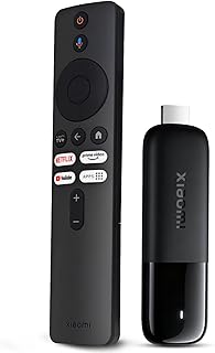 Xiaomi TV Stick 4K (2nd Gen), Mi Streaming Stick Compatible con Google TV, Google Cast, Control Remoto por Voz, Compatible con Wi-Fi 6, HDR10, Dolby Vision, Dolby Atmos y DTS:X, Canales Gratuitos