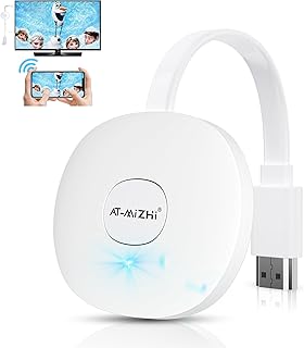 AT-Mizhi Wireless HDMI dongle TV 4K, reproductor multimedia inteligente inalámbrico para streaming, pantalla de transmisión para Miracast/iOS/Mac OS/Airplay/Android/Windows/DLNA, a HDTV, monitor