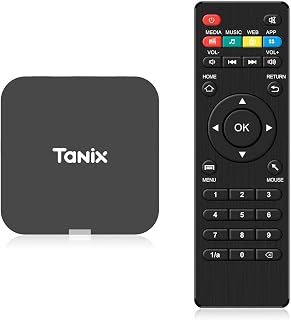 Android TV Box 10.0, 2GB RAM 16GB ROM Android Box, Super Mini TV Box Android Allwinner H313 Quad-Core Arm Cortex A53,Soporte USB y WiFi Compacto 4k HD Box TV Android