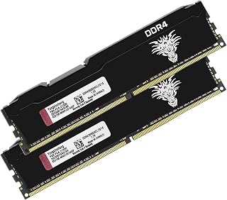 Yongxinsheng DDR4 2666MHz 32GB Kit (16GBx2) Desktop RAM PC4-21300 UDIMM Non-ECC Unbuffered 1.2V 288 Pin CL19 PC Computer Memory Upgrade Module (Negro)