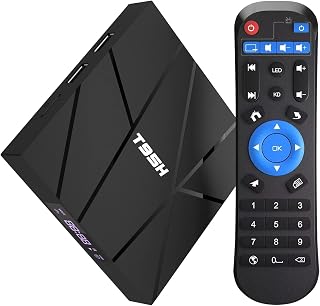 Android TV Box 10.0, Android TV Box 1GB RAM 8GB ROM Allwinner H616 Quad-Core Smart Box, Soporte 6K, H.265 3D, 2.4G WiFi 10 / 100M WLAN Ethernet