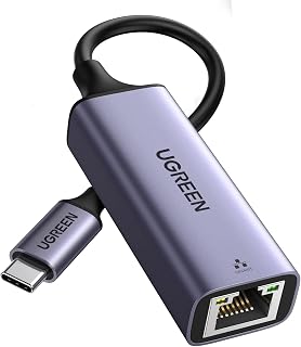 UGREEN Adaptador USB C a Ethernet RJ45 Gigabit 1000Mbps Type-C LAN | Compatible con iPhone 17 Pro MAX Air 16 15 iPad Pro Galaxy S24 Ultra Xiaomi 13 Macbook Pro Air iMac Pro