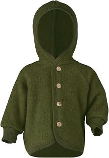 Engel Chaqueta de bebé con capucha de forro polar de lana (DE/NL/SE/PL, numérico, 62, 68, caña)