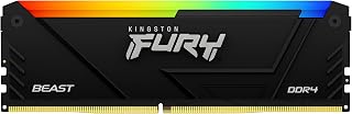 Kingston Fury Beast RGB 8GB 3200MT/s DDR4 CL16 DIMM PC Memoria para Ordenadores de sobremesa KF432C16BB2A/8