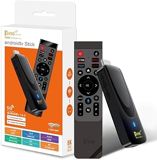 Android 14 bluetoothTV Stick, 2025 Largest 8K Streaming TV Stick,RAM 2GB ROM 16GB Dual WiFi 2.4G/5.8G 10K HDR 10+ Streaming Media Player