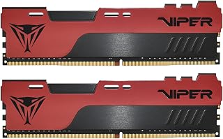 Patriot Memory Viper Elite II DDR4 3200 16GB (2x8GB) C18 Kit de Memoria Gamind de Alto RendimientoRAM XMP 2.0 Negro/Rojo