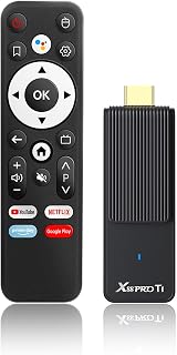 Android 14.0 TV Stick, TV Stick con 2GB 16GB | RK3518 Quad-Core 64bit Cortex-A53 Chipset y GPU Mali 450 MP2, Soporta WiFi de Doble Banda, Bluetooth 5.0, HDMI 2.0 y HD 4K