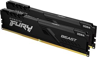 Kingston FURY Beast 16GB (2x8GB) 3200MHz DDR4 CL16 Memoria para Ordenadores de sobremesa Kit de 2 KF432C16BBK2/16
