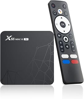 Android 14.0 TV Box, ADDCOLOR TV Box 2025 with 2GB 16GB | RK3518 Quad-Core 64bit Cortex-A53 Chipset, Android Box Supports Dual-Band WiFi, Bluetooth 5.0, HDMI 2.0 and HD 4K