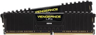 CORSAIR Vengeance LPX DDR4 RAM 32GB (2x16GB) hasta 3200MHz CL16-20-20-38 1.35V Intel AMD Memoria de Ordenador de Sobremesa - Negro (CMK32GX4M2E3200C16)