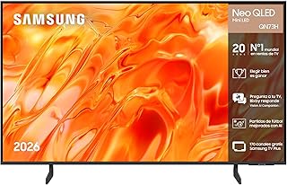Samsung TV 50 Pulgadas Neo QLED QN73H 4K Smart TV con Vision AI Companion, Quantum Mini LED y AirSlim, Cine, Gaming y Deportes