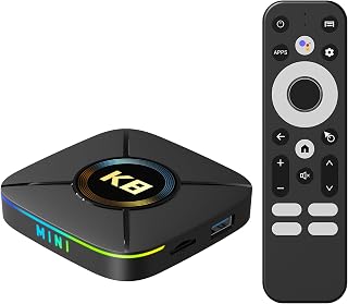 HK1 K8Mini Android 14.0 TV Box 2GB RAM 16GB ROM RK3518 Quad Core CPU Mali-450 GPU Support 2.4G/5G WiFi BT5.0 Smart TV Box - Model No.: HK1 K8Mini 2GB 16GB
