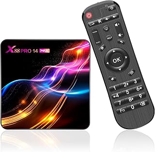 Android TV Box 14.0, Android Box, 4 GB RAM, 128 GB ROM, RK3528 Quad-Core 64bit Cortex-A53, 2026 TV Box Support 4K 2.4G /5G Dual Band WiFi Ethernet 10/100MUSB 3.0/2.0 Smart Box