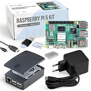 db-tronic Raspberry Pi 5 2 GB Starter Kit | Edición Negra 64 GB | Alimentación 27 W | Carcasa con Ventilador | Micro HDMI 4K | Ideal para Home Assistant y el Smart Home