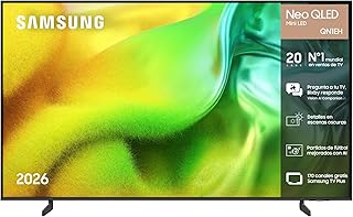 Samsung TV 75 Pulgadas Neo QLED QN1EH 4K Smart TV con Vision AI Companion, Quantum Mini LED, AI Football Mode TV Plus, fútbol, Deportes y Cine